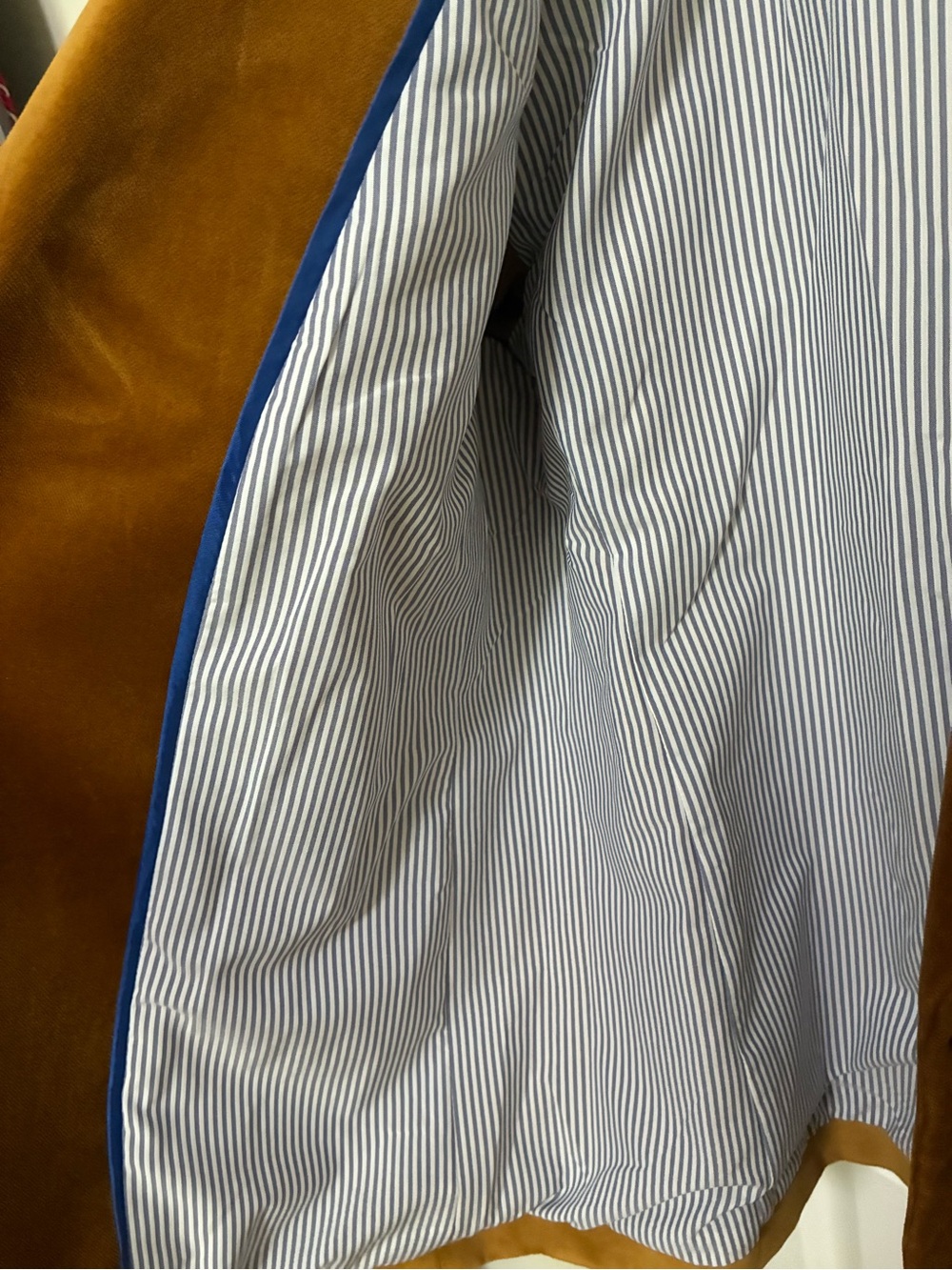 J. Crew Velvet Blazer in Warm Brown - Picture 5 of 9
